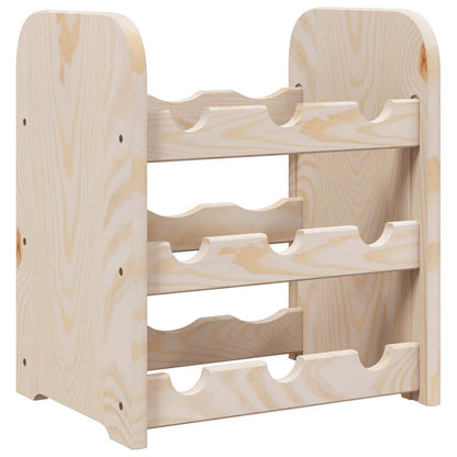 Wine Rack 33x25x37 cm Solid Wood Pine