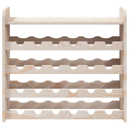 Wine Rack with Top Board 67.5x25x60 cm Solid Wood Pine