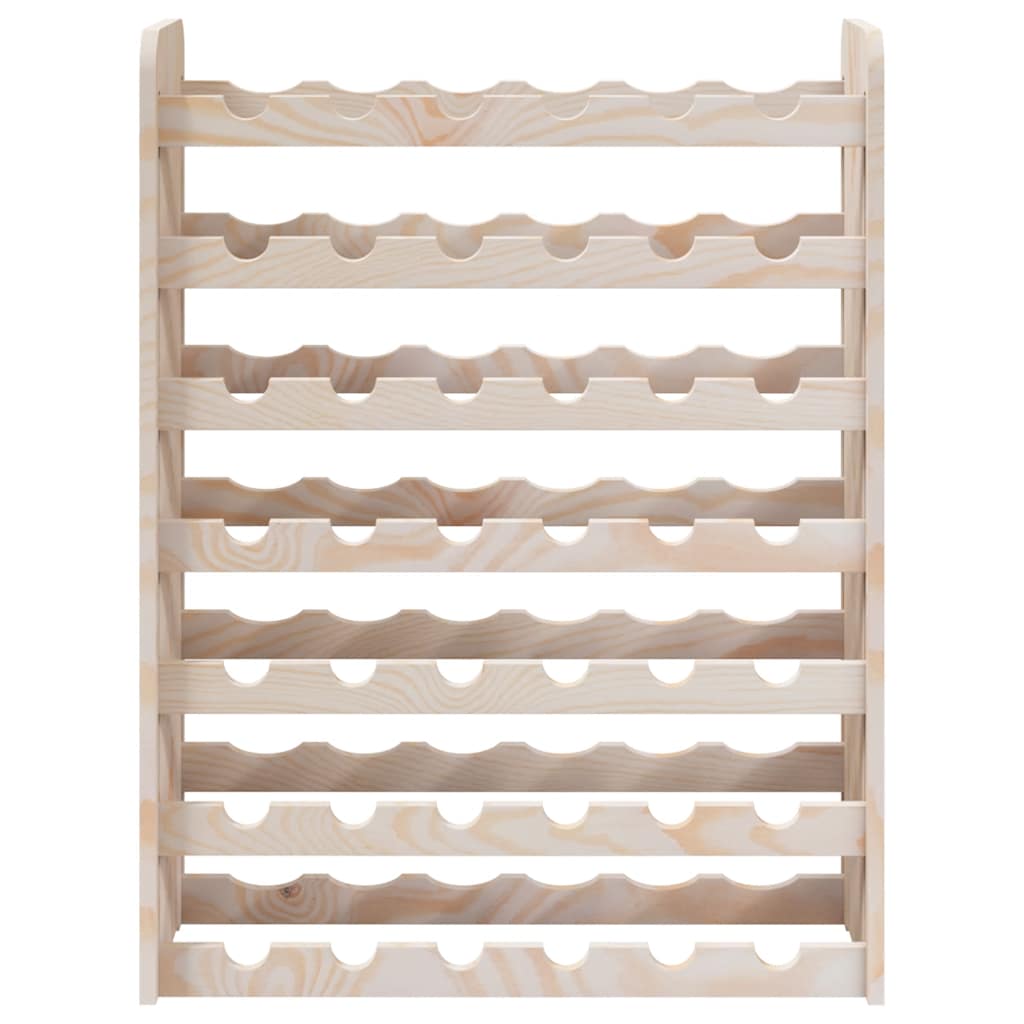 Wine Rack 67.5x25x87 cm Solid Wood Pine