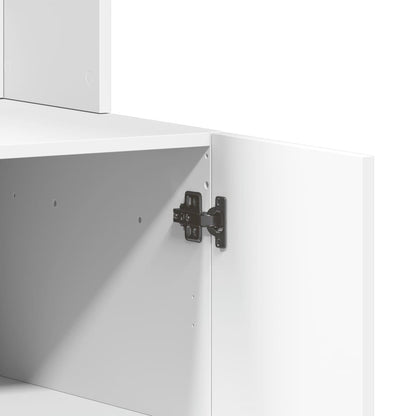 Kitchen Cabinet White 95x50x180 cm Engineered Wood