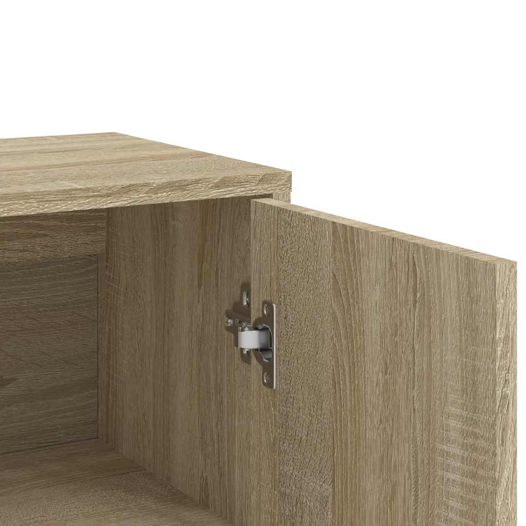Sideboards 2 pcs Sonoma Oak 60x31x84 cm Engineered Wood