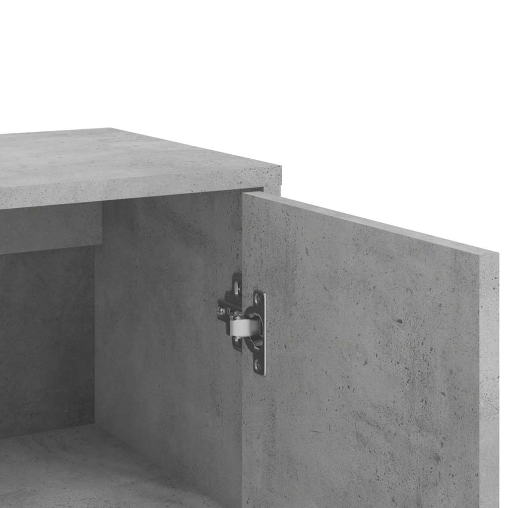 Sideboards 2 pcs Concrete Grey 60x31x84 cm Engineered Wood