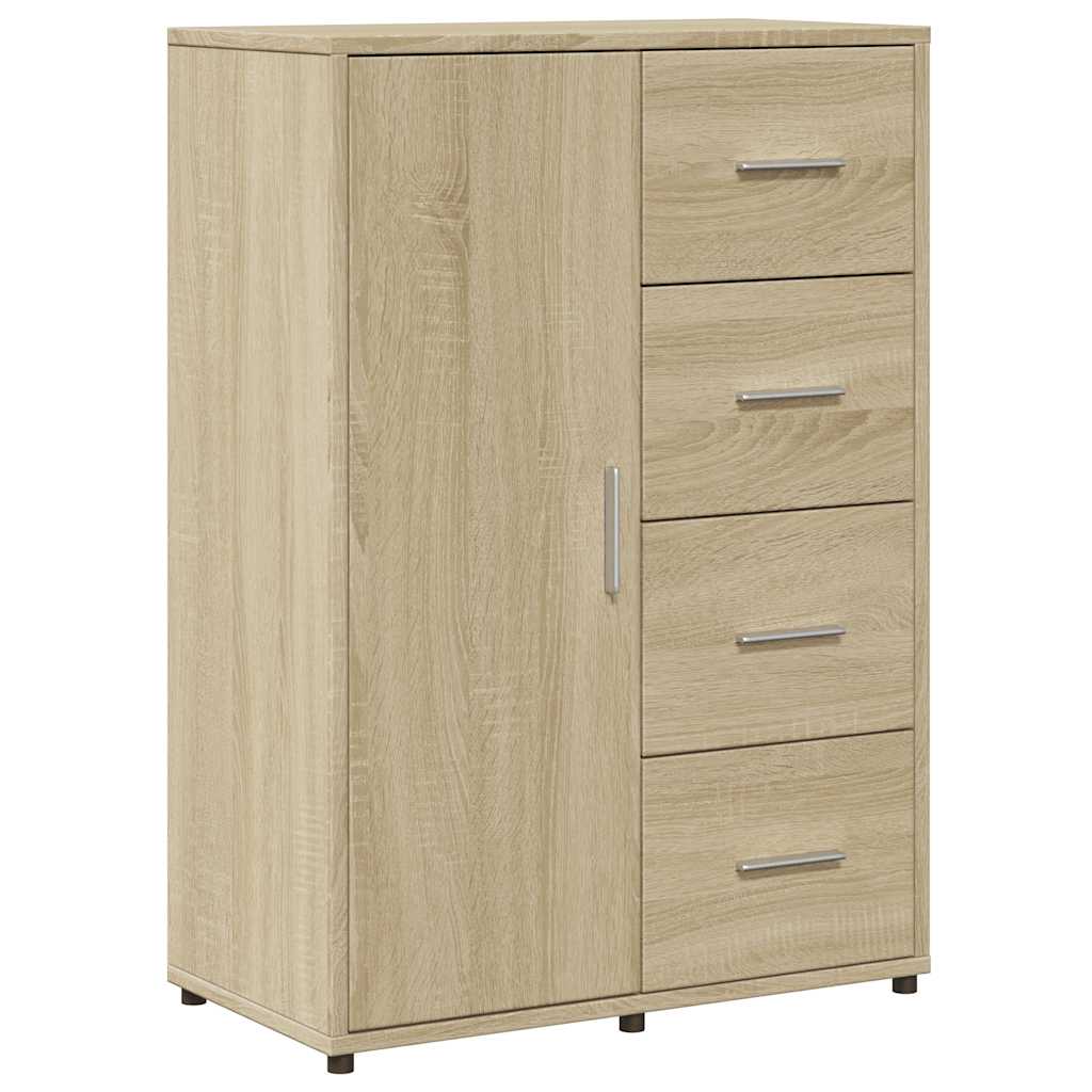 Sideboards 2 pcs Sonoma Oak 60x31x84 cm Engineered Wood