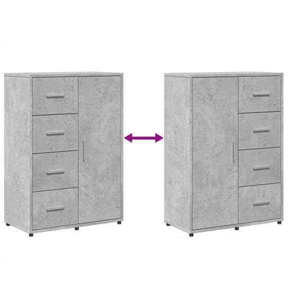 Sideboards 2 pcs Concrete Grey 60x31x84 cm Engineered Wood