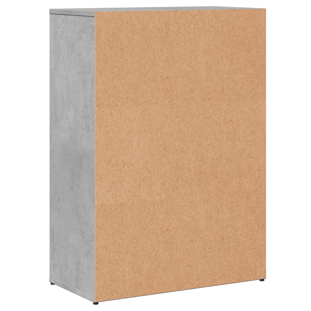 Sideboards 2 pcs Concrete Grey 60x30x84 cm Engineered Wood