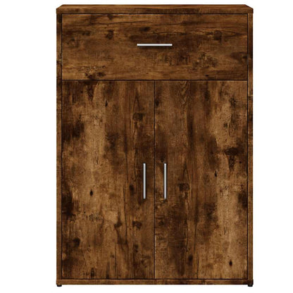 Sideboards 2 pcs Smoked Oak 60x30x84 cm Engineered Wood