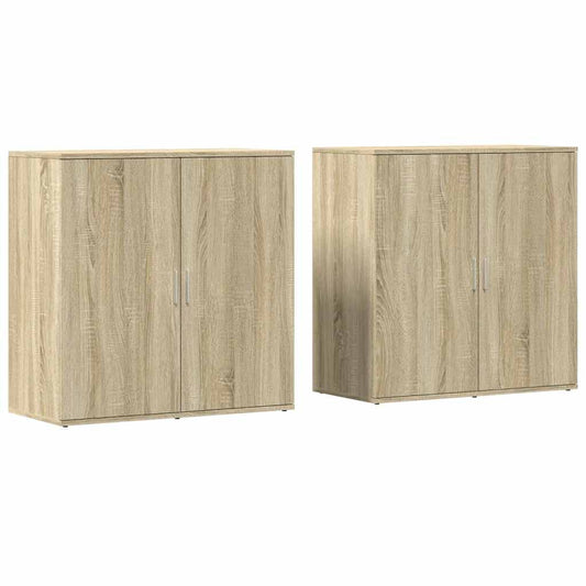 Sideboard | Sonoma oak | Engineered wood | 79 x 38 x 80 cm | Sideboard