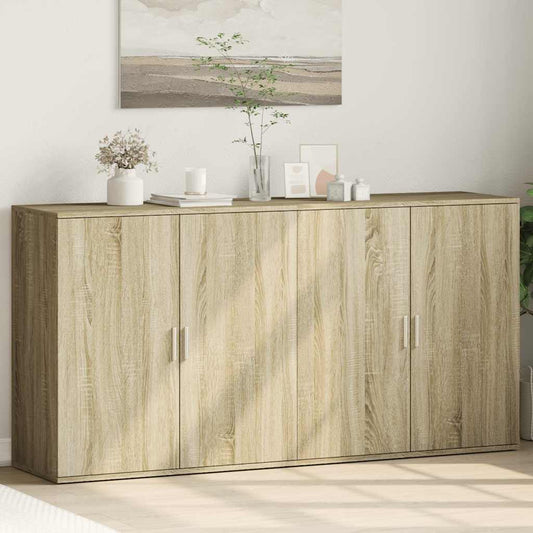 Sideboard | Sonoma oak | Engineered wood | 79 x 38 x 80 cm | Sideboard