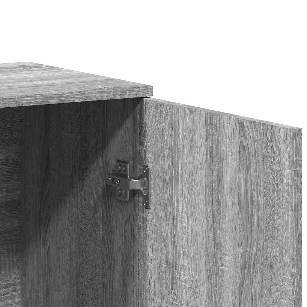 Sideboards 2 pcs Grey Sonoma 79x38x80 cm Engineered Wood