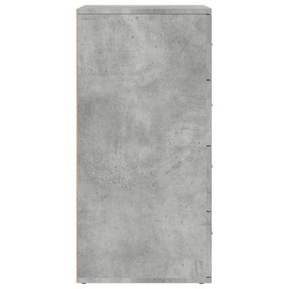 Sideboards 3 pcs Concrete Grey Engineered Wood