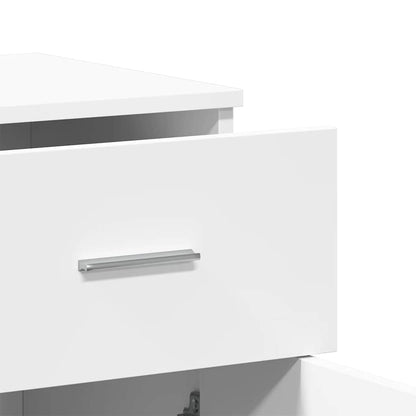 Sideboards 2 pcs White 79x38x80 cm Engineered Wood