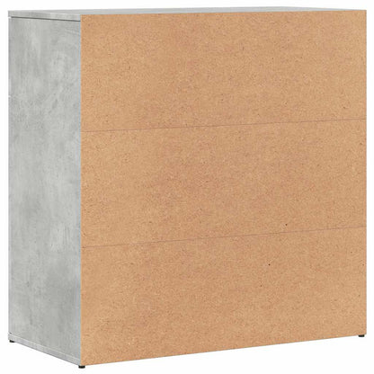 Sideboards 2 pcs Concrete Grey 79x38x80 cm Engineered Wood