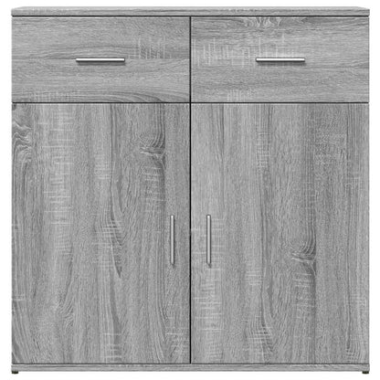 Sideboards 2 pcs Grey Sonoma 79x38x80 cm Engineered Wood