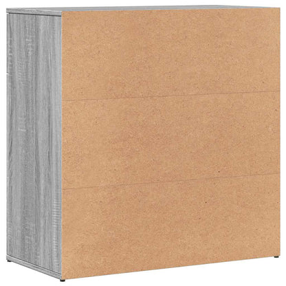 Sideboards 2 pcs Grey Sonoma 79x38x80 cm Engineered Wood