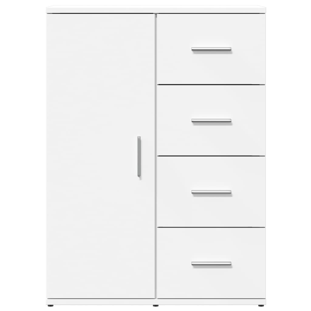 Sideboards 2 pcs White 59x39x80 cm Engineered Wood