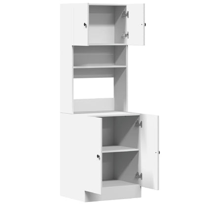 Kitchen Cabinet White 60x50x180 cm Engineered Wood