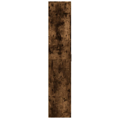 Highboard Smoked Oak 80x35x180 cm Engineered Wood