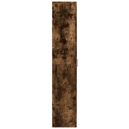Highboard Smoked Oak 70x35x180 cm Engineered Wood