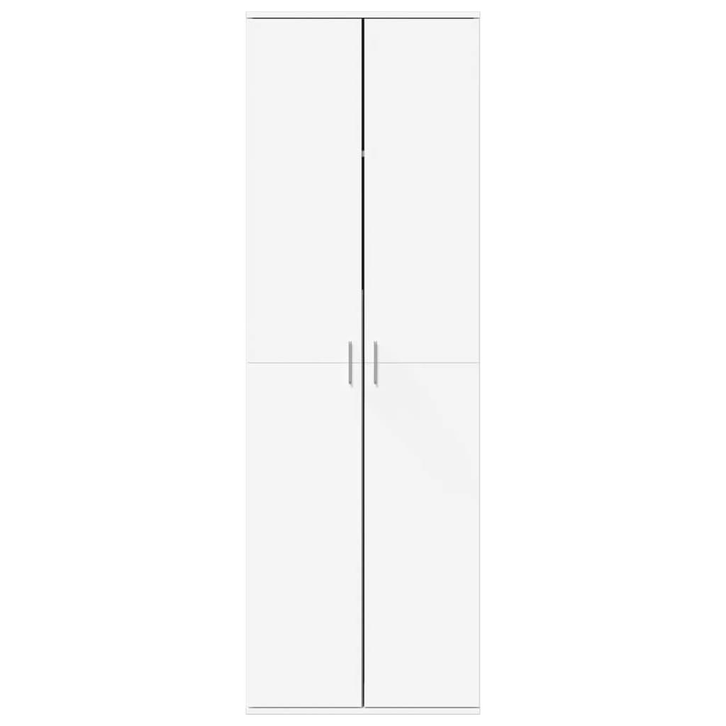 Highboard White 60x35x180 cm Engineered Wood