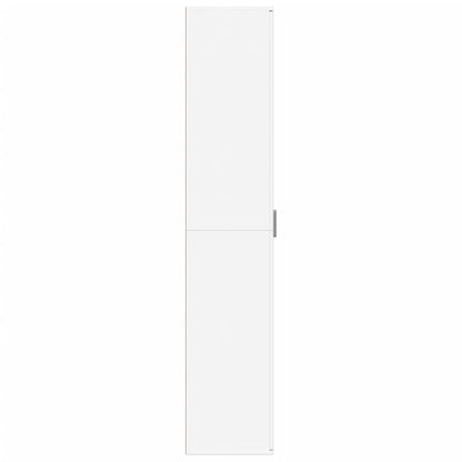 Highboard White 60x35x180 cm Engineered Wood
