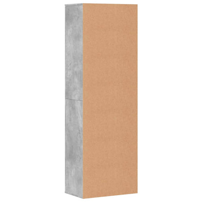Highboard Concrete Grey 60x35x180 cm Engineered Wood