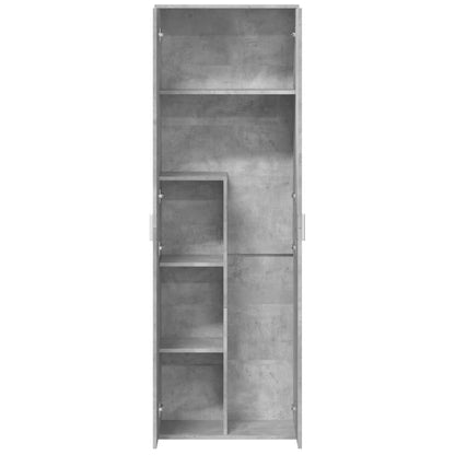 Highboard Concrete Grey 60x35x180 cm Engineered Wood