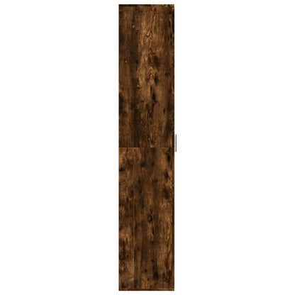 Highboard Smoked Oak 60x35x180 cm Engineered Wood