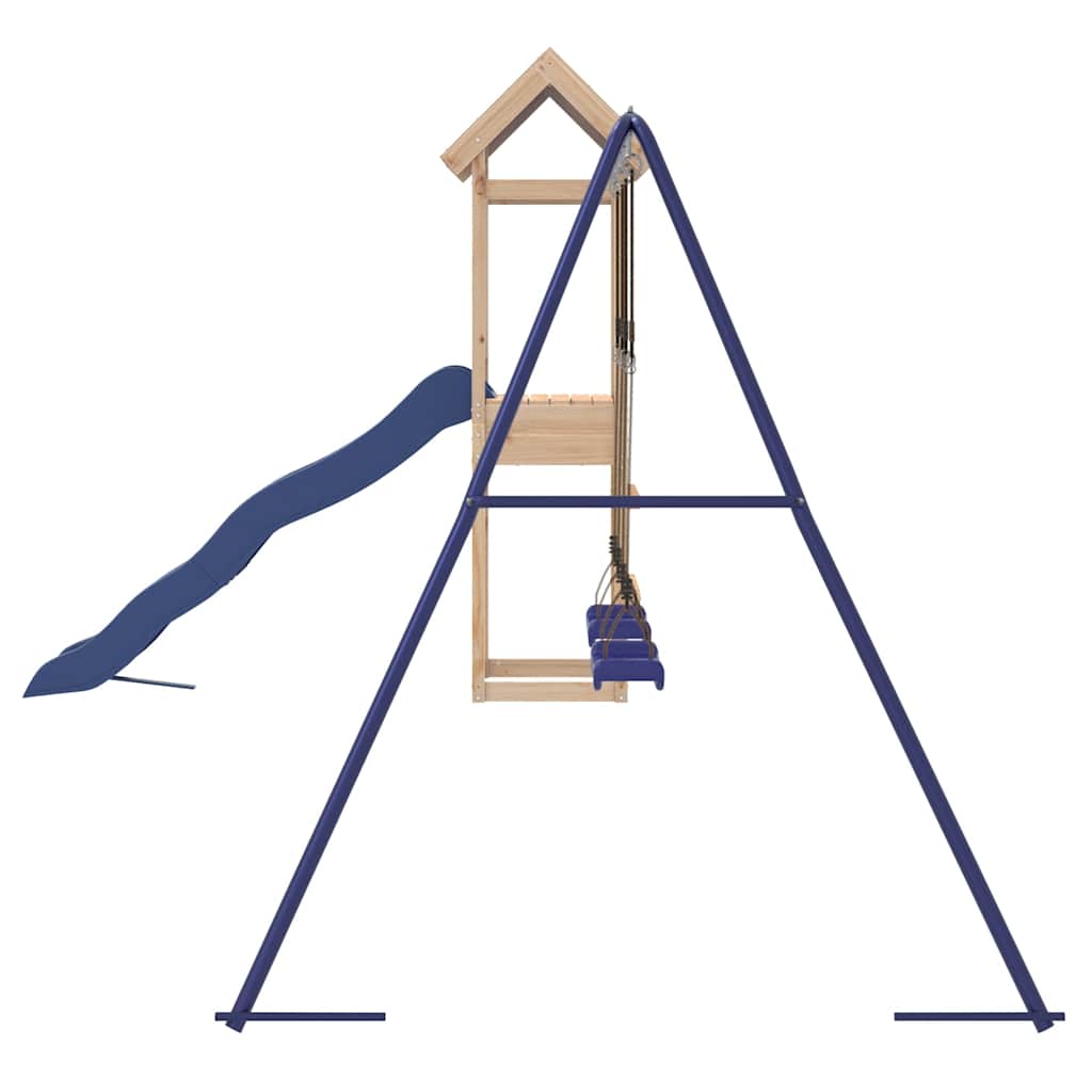 Outdoor Playset Solid Wood Pine