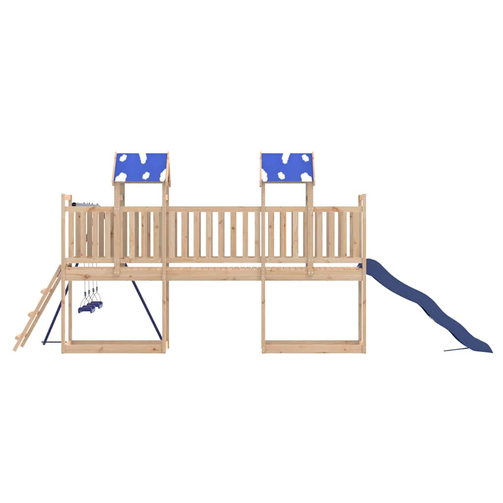 Outdoor Playset Solid Wood Pine