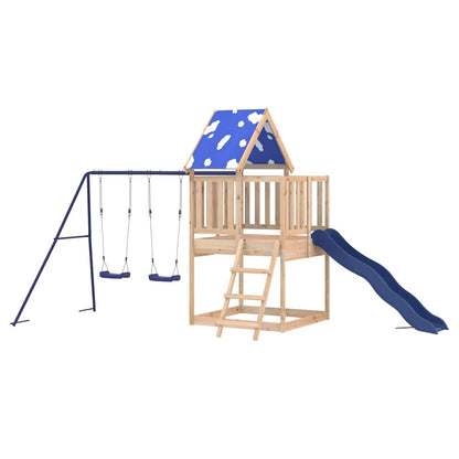 Outdoor Playset Solid Wood Pine