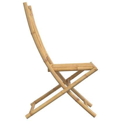 Folding Garden Chairs 4 pcs 46x66x99 cm Bamboo