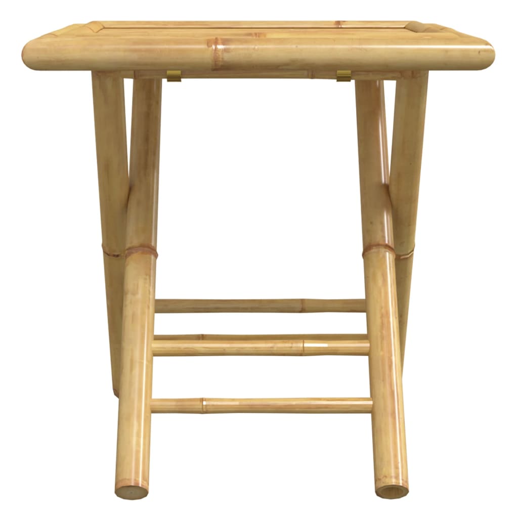 Bistro Set | Natural Bamboo | Bamboo | 3 Piece Set | Foldable