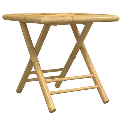Bistro Set | Natural Bamboo | Bamboo | Compact | Foldable | Bistro Set