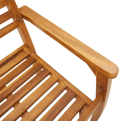 Garden Chair | Set of 6 | Natural Acacia | Solid Acacia wood | Standard