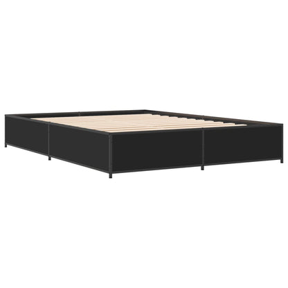 Bed Frame | Black | Engineered wood, steel | Double |  Durable