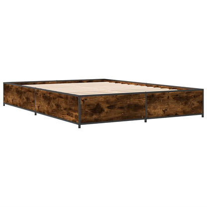 Bed Frame | Smoked Oak | Engineered Wood | Double |  Durable  | Bed Frame
