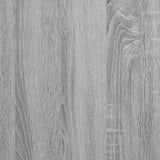 Bed Frame Grey Sonoma 160x200 cm Engineered Wood and Metal