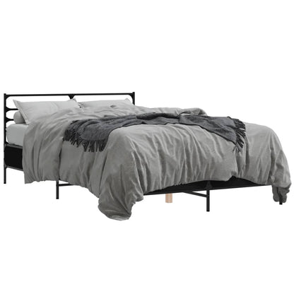 Bed Frame | Black | Engineered wood, metal, plywood | Double | Bed Frame