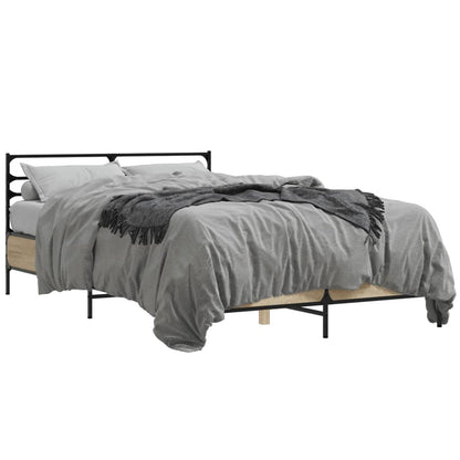 Bed Frame | Sonoma Oak | Engineered Wood | Double | Modern | Bed Frame