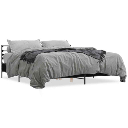 Bed Frame | Black | Engineered wood, metal, plywood | Double |  Durable