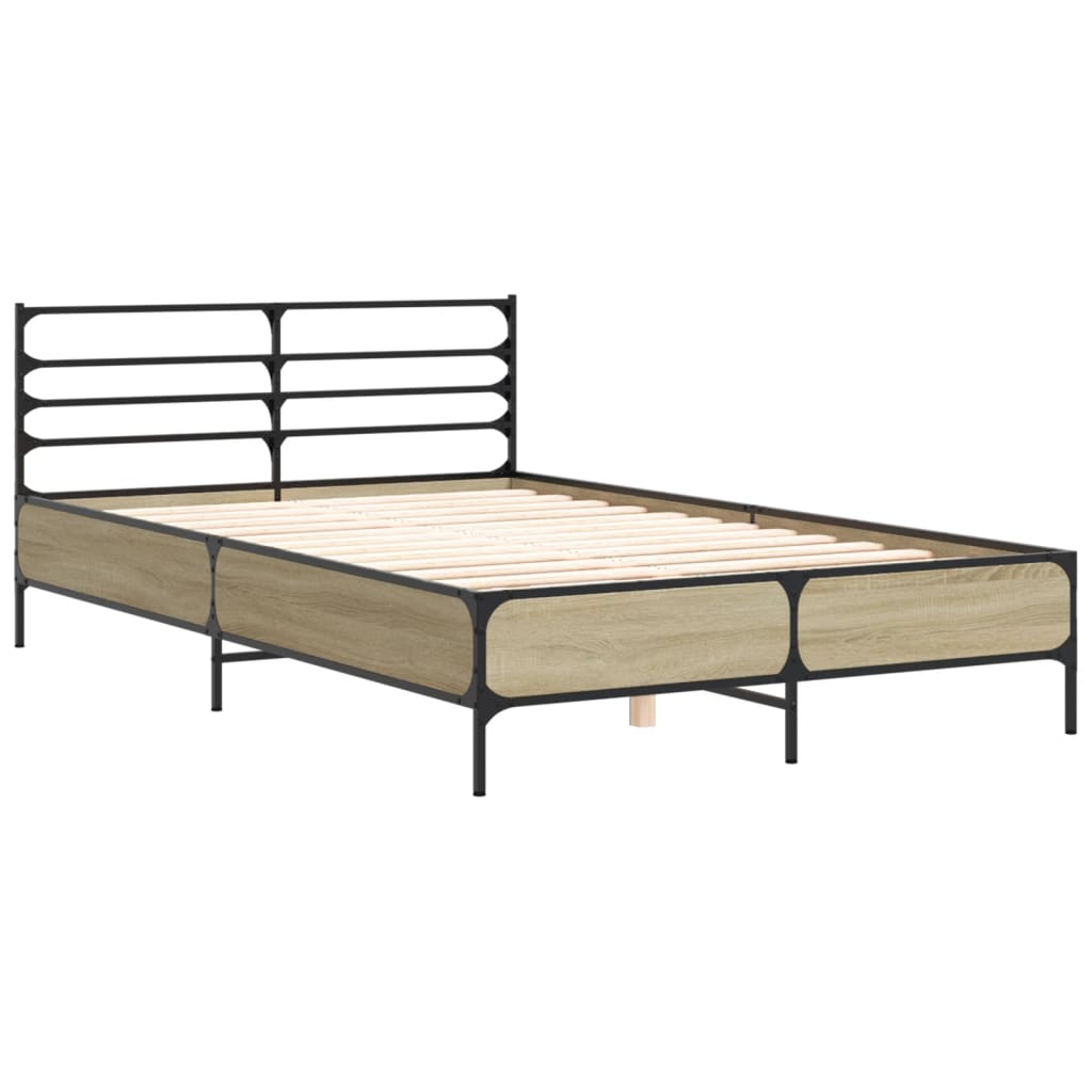 Bed Frame | Sonoma Oak | Engineered wood | Double | Durable | Bed Frame