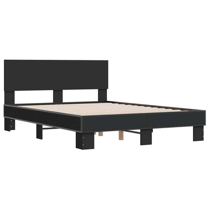 Bed Frame | Black | Engineered wood, metal, plywood | Small Double