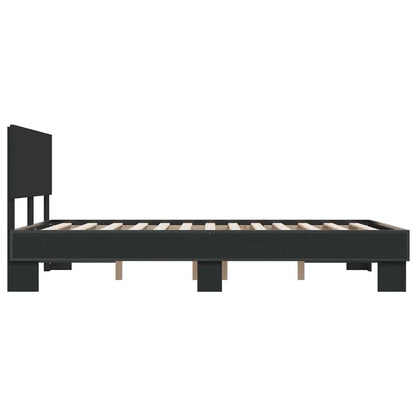 Bed Frame | Black | Engineered wood, metal, plywood | Small Double