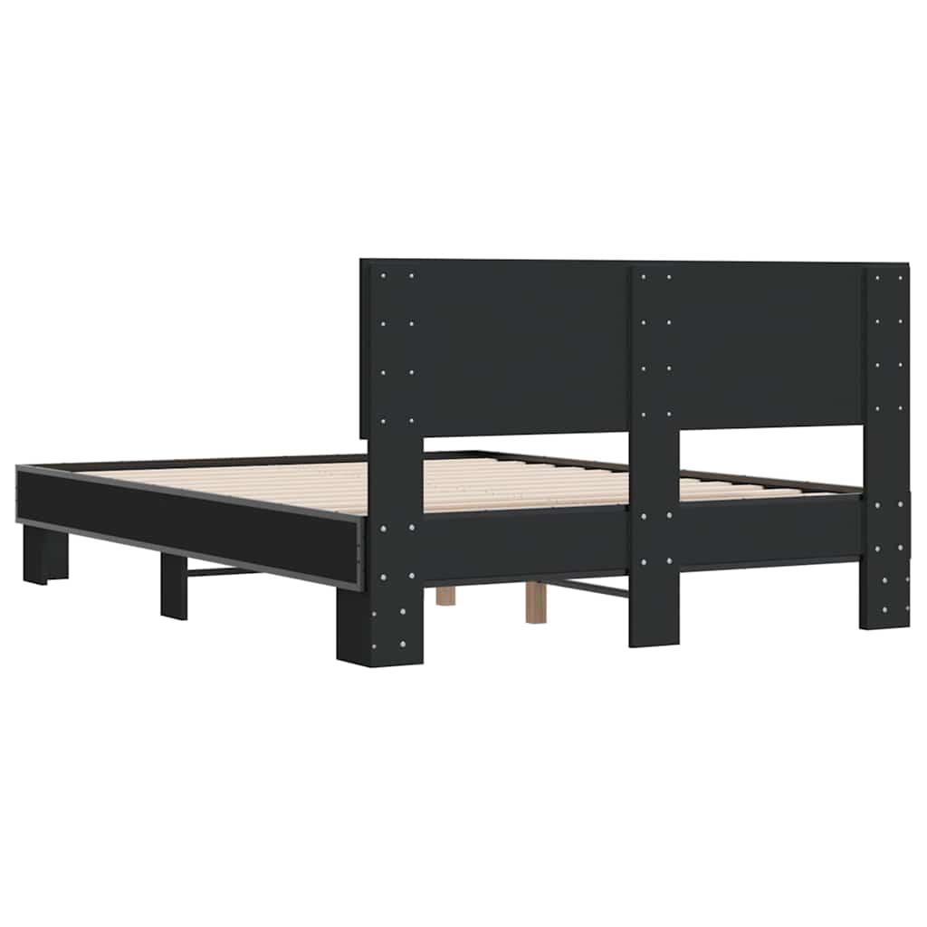 Bed Frame | Black | Engineered wood, metal, plywood | Small Double