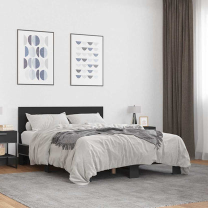 Bed Frame | Black | Engineered wood, metal, plywood | Small Double