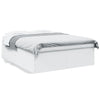 Bed Frame without Mattress White 150x200 cm King Size