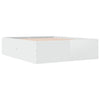 Bed Frame without Mattress White 150x200 cm King Size
