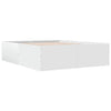 Bed Frame without Mattress White 150x200 cm King Size