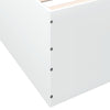 Bed Frame without Mattress White 150x200 cm King Size