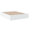 Bed Frame without Mattress White 150x200 cm King Size
